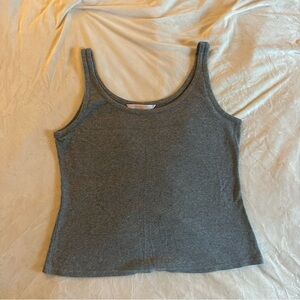 Victoria's Secret Gray Sleeveless Tank Top